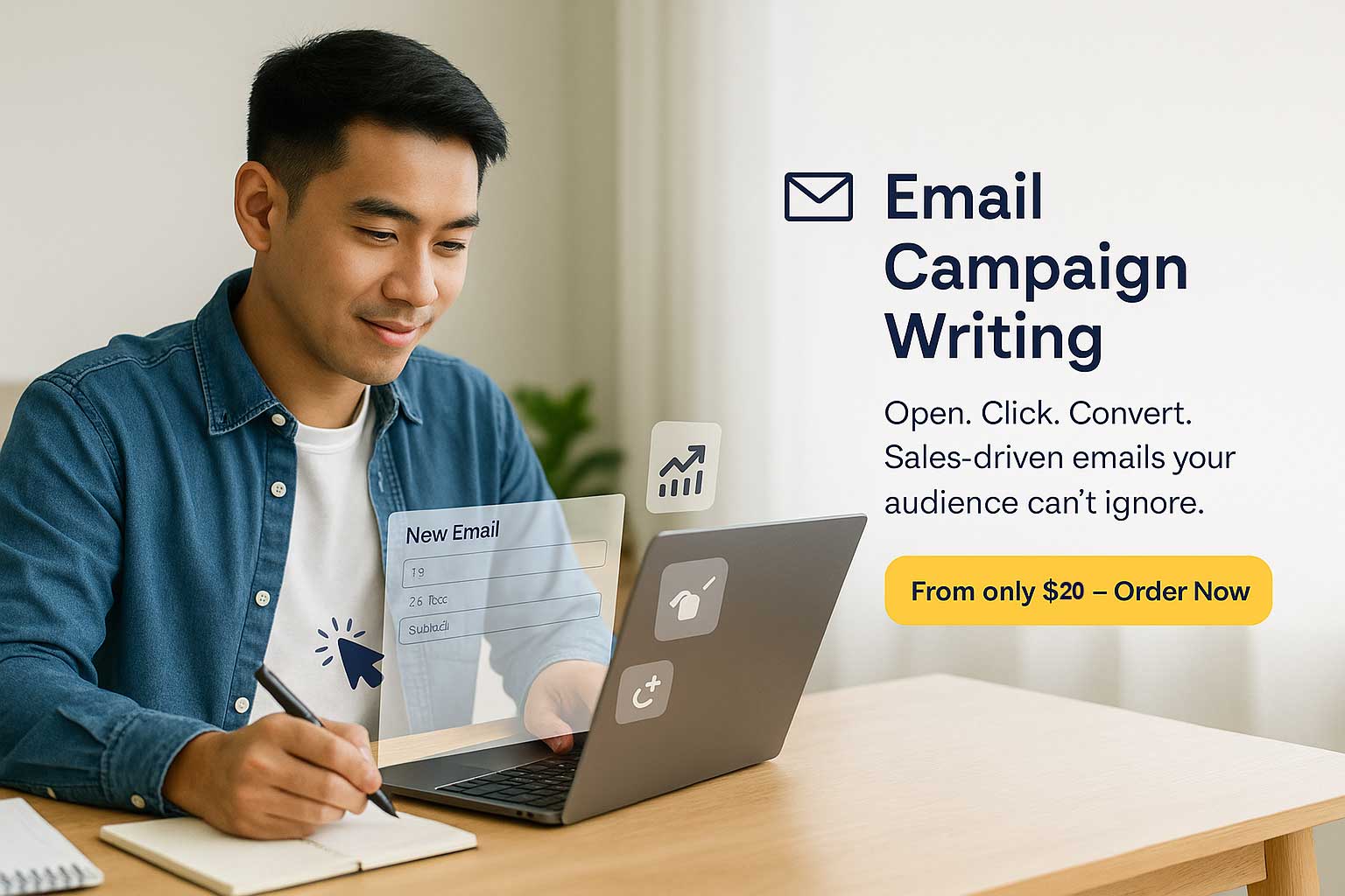 SEO Blog Post Writing Banner