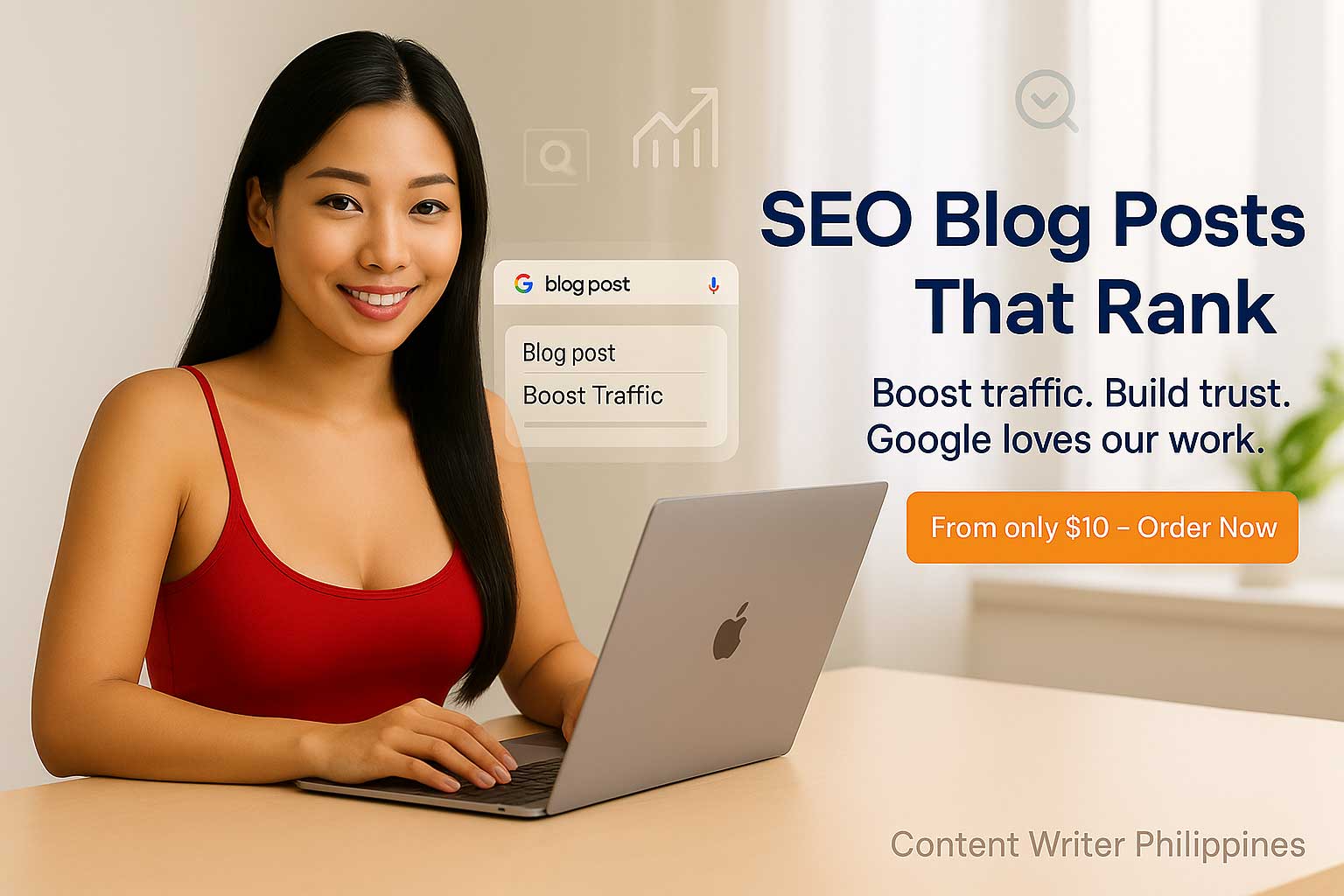 SEO Blog Post Writing Banner