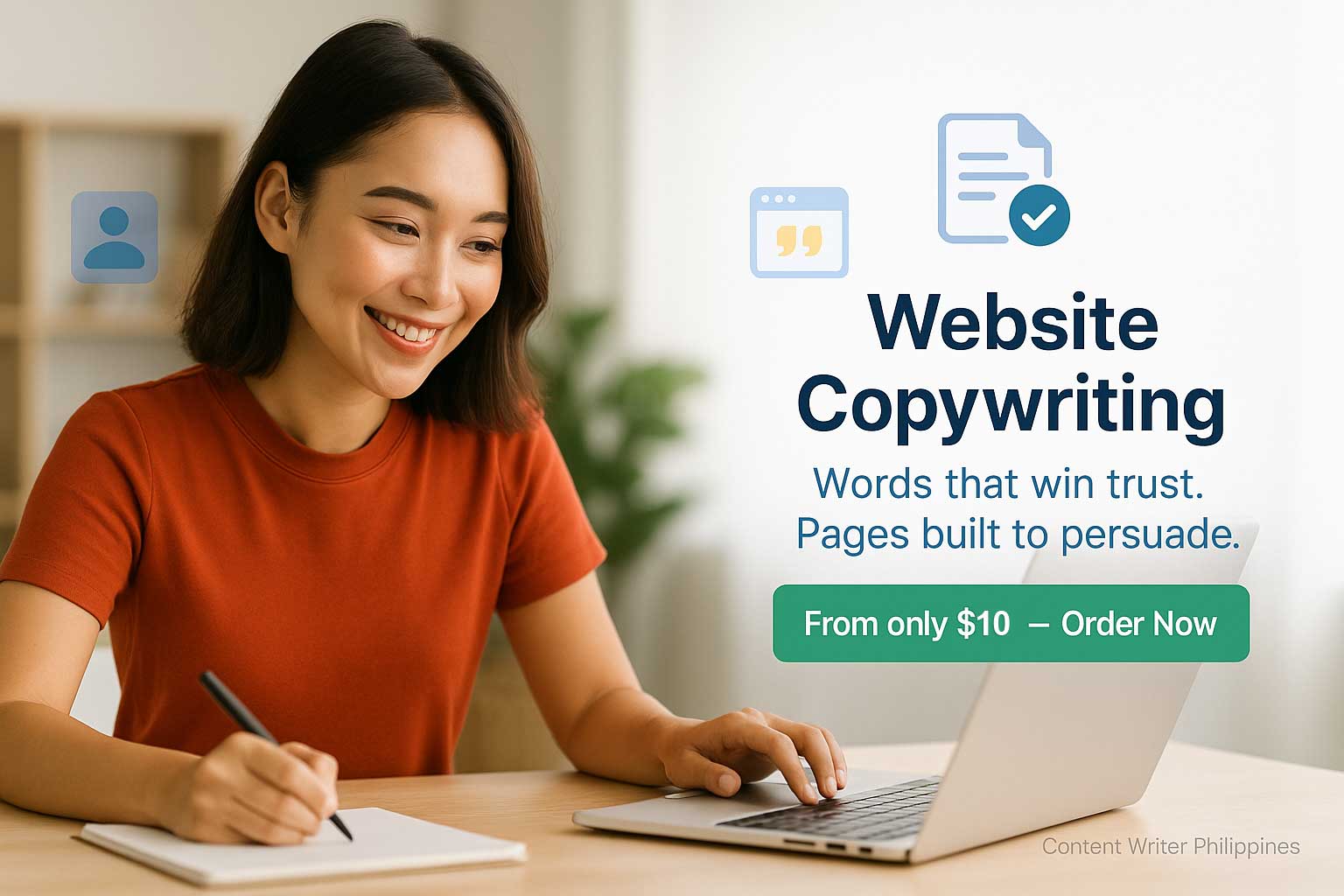 Website Copywriting Banner